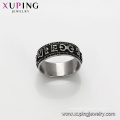 15503 jóias cincin xuping design simples de aço inoxidável anel muçulmano